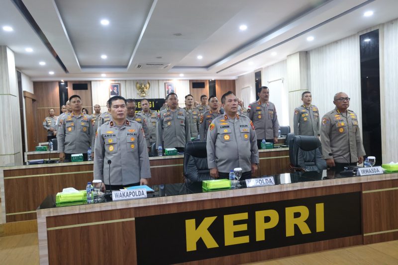*POLDA KEPRI HADIRI PEMBUKAAN RAKERNIS GABUNGAN DIVISI POLRI SECARA VIRTUAL*
