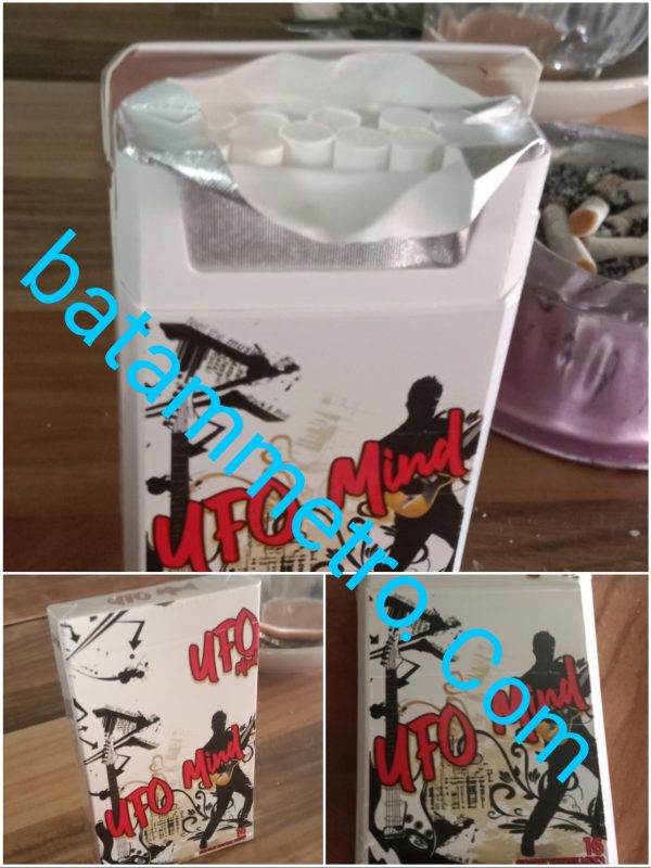 Rokok Yang Diduga Ilegal Tanpa Pita Cukai Merk UFO Mind Berdar Luas Di Kota Batam