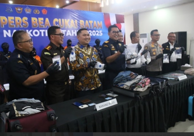 Bea Cukai Batam Ungkap Tiga Penyelundupan Sabu dengan Berbagai Modus di Bandara Hang Nadim