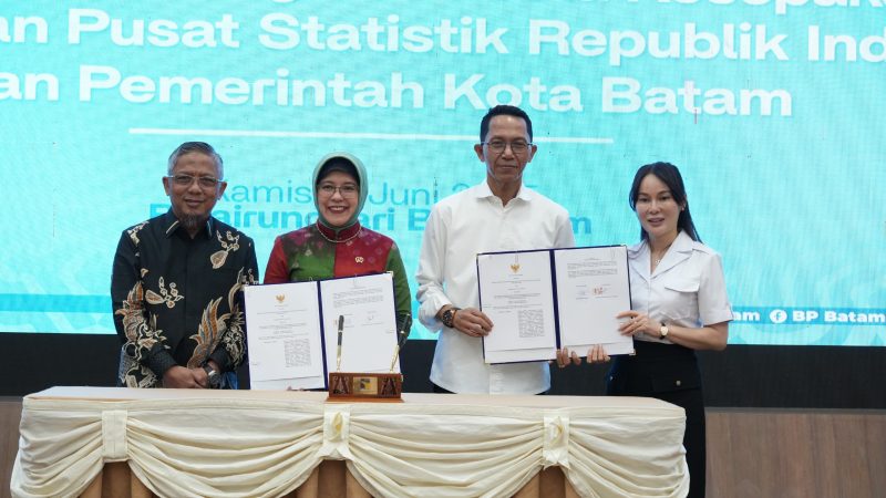 *Langkah Konkret Sajikan Data Akurat, BP Batam-Pemko Batam Teken MoU dengan BPS RI*